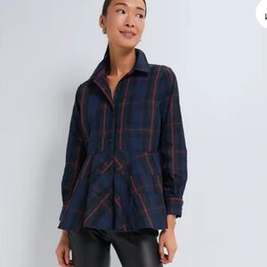 Fraser Plaid Ashlen Blouse